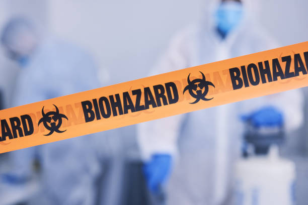 Professional Biohazard technician working in Boca Raton, FL